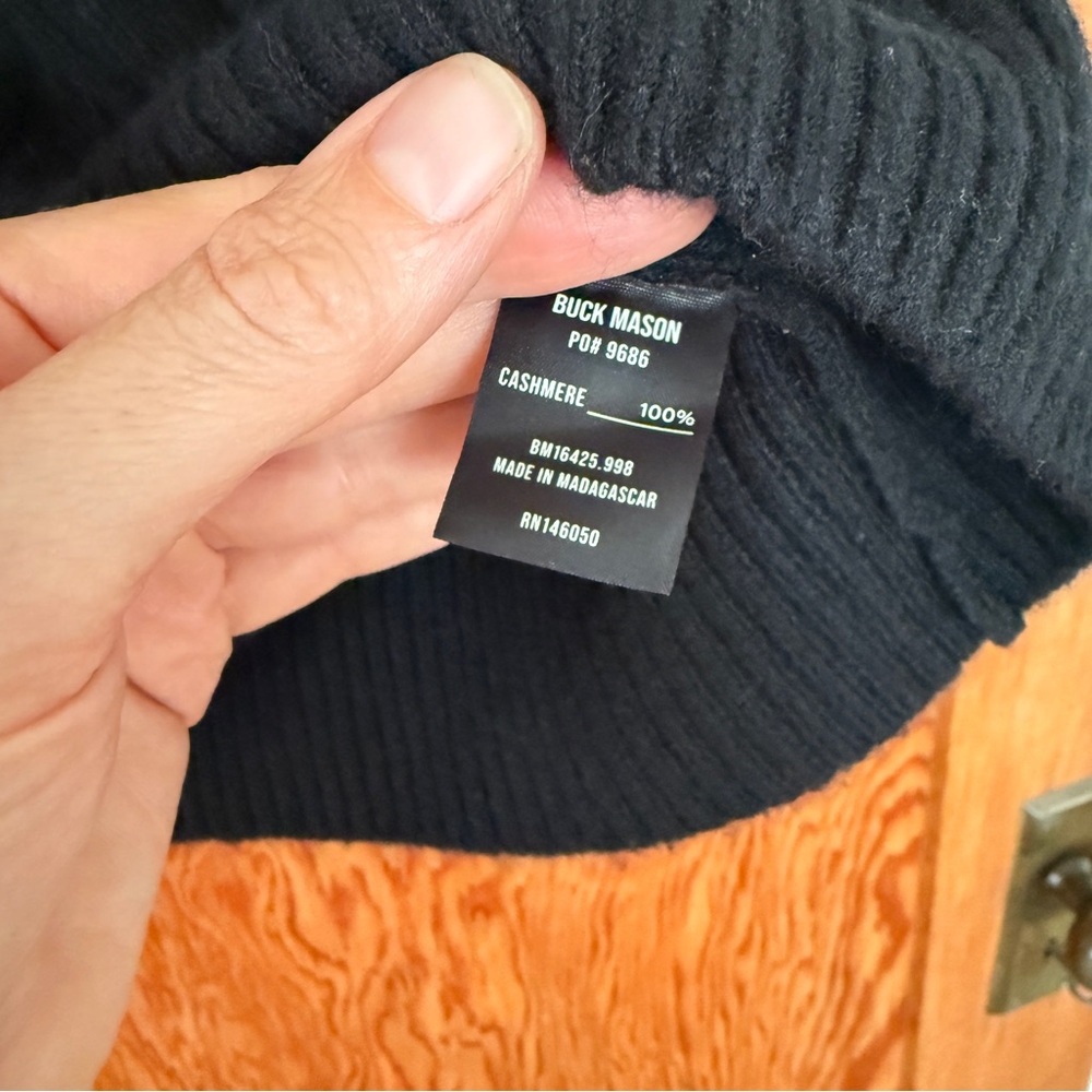 Buck Mason California 100% Cashmere Cable knit sweater. - Picture 9 of 9